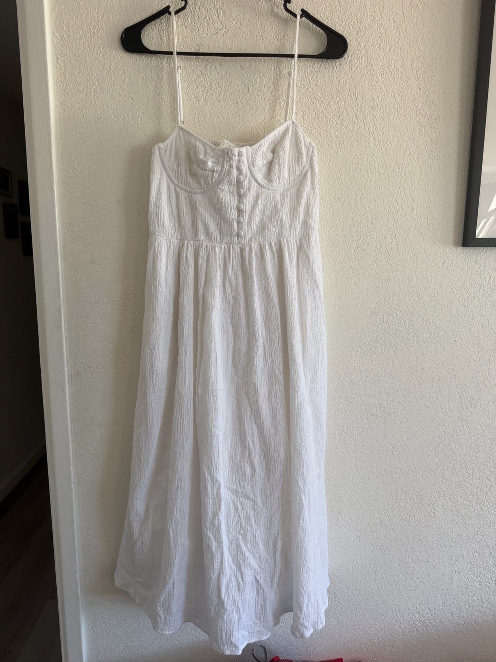 White Spaghetti-Strap Sundress